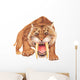 Smilodon Growling Wall Decal