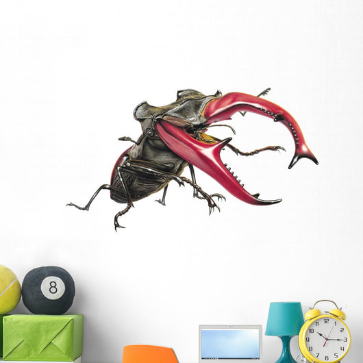 Stag Beetle Climbing Wall Decal