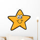 Cute Little Yellow Starfish Wall Decal