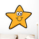 Cute Little Yellow Starfish Wall Decal
