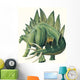 Stegosaurus Walking Wall Decal