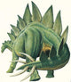 Stegosaurus Walking Wall Decal