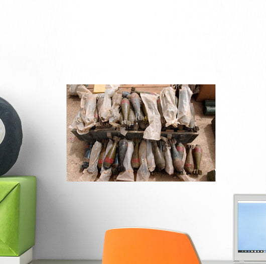 Group Mortar Rounds Wall Decal