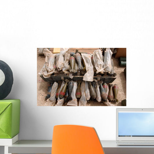 Group Mortar Rounds Wall Decal