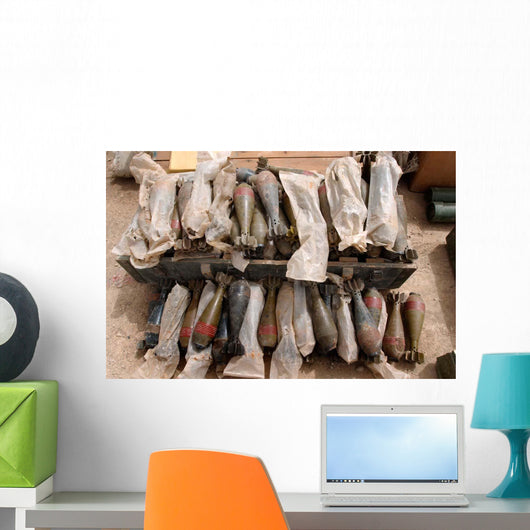 Group Mortar Rounds Wall Decal