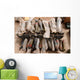 Group Mortar Rounds Wall Decal