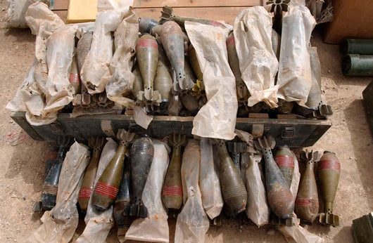 Group Mortar Rounds Wall Decal