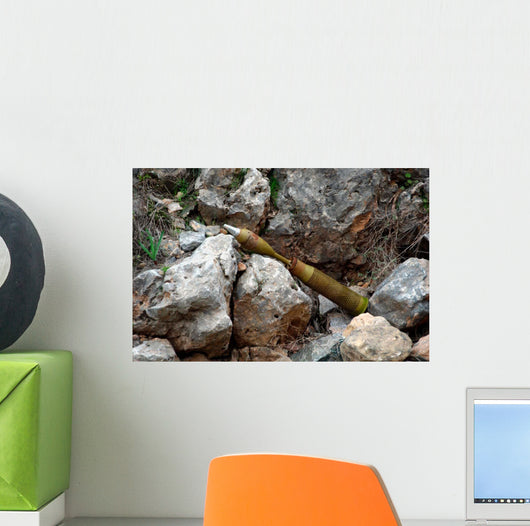 Munitions Found Mountainous Region Wall Decal
