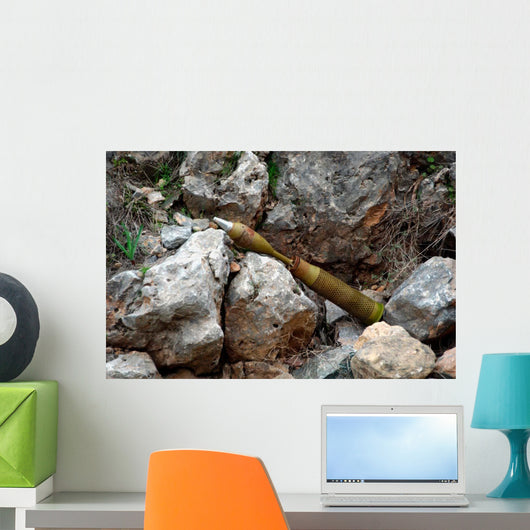 Munitions Found Mountainous Region Wall Decal