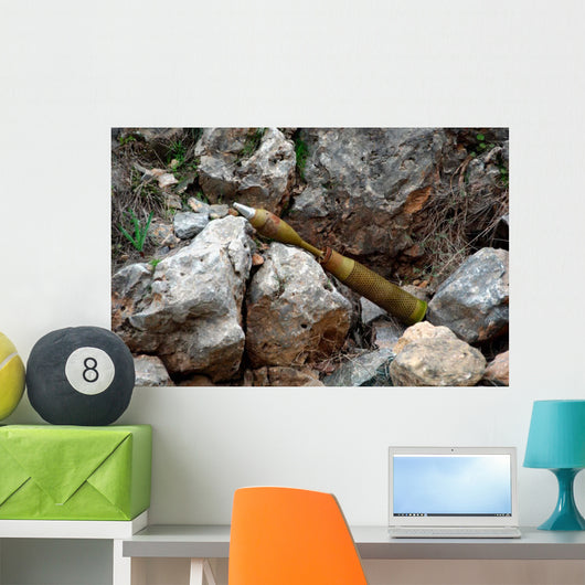 Munitions Found Mountainous Region Wall Decal