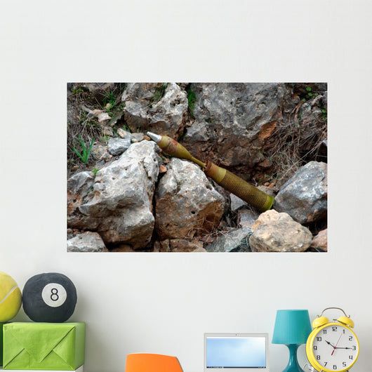 Munitions Found Mountainous Region Wall Decal