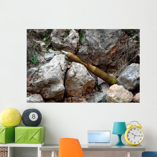 Munitions Found Mountainous Region Wall Decal
