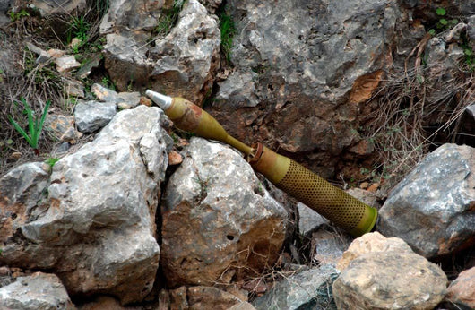 Munitions Found Mountainous Region Wall Decal