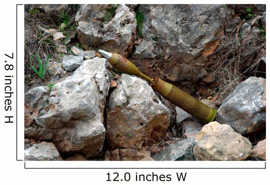 Munitions Found Mountainous Region Wall Decal