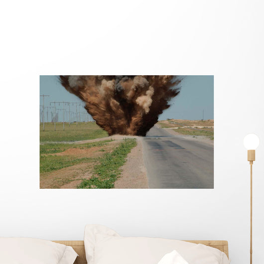 Improvised Explosive Device Destroyed Wall Decal