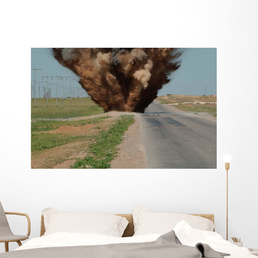 Improvised Explosive Device Destroyed Wall Decal