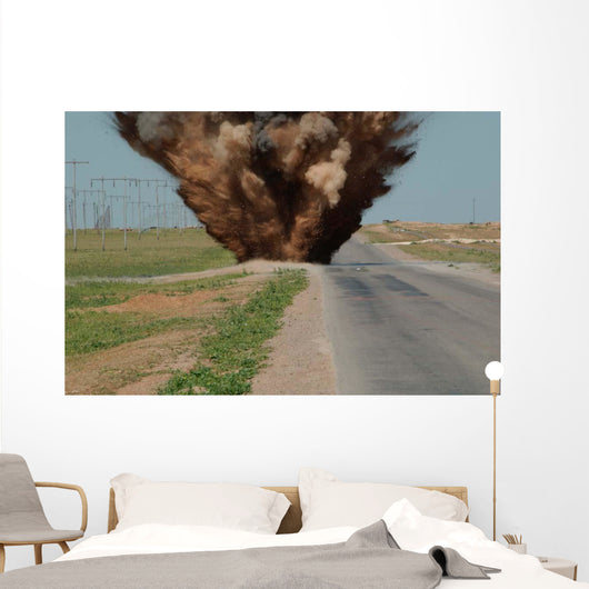 Improvised Explosive Device Destroyed Wall Decal
