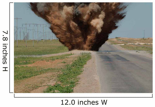 Improvised Explosive Device Destroyed Wall Decal
