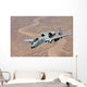 A-10 Thunderbolt Soars above Wall Decal