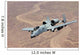 A-10 Thunderbolt Soars above Wall Decal