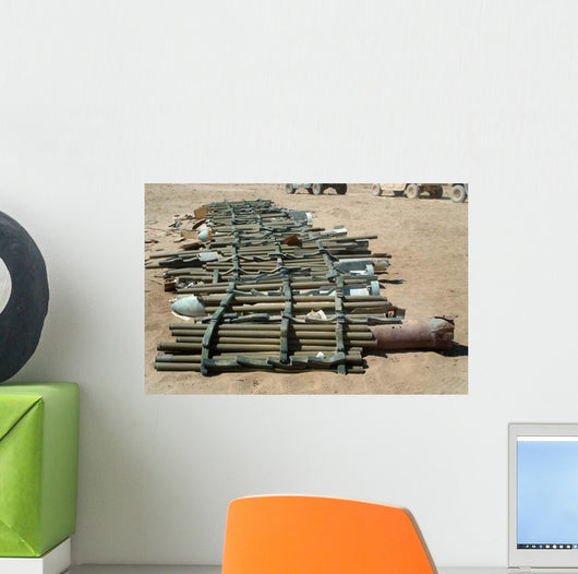 Captured Enemy Munitions Ready Wall Decal