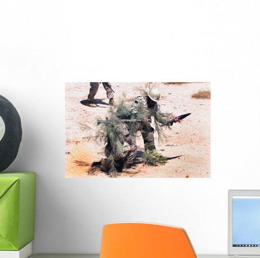 Iraqi Soldiers Learn Urban-war Wall Decal