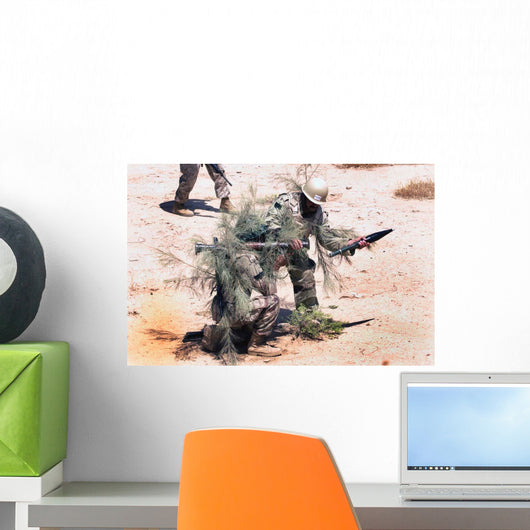 Iraqi Soldiers Learn Urban-war Wall Decal
