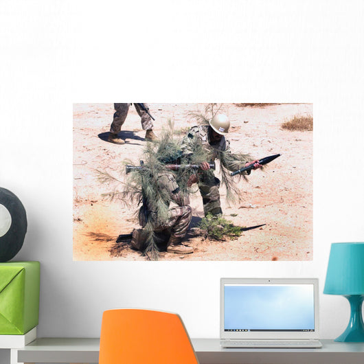 Iraqi Soldiers Learn Urban-war Wall Decal