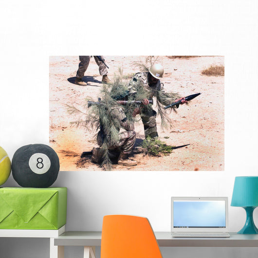 Iraqi Soldiers Learn Urban-war Wall Decal