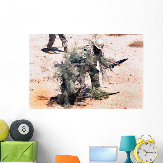 Iraqi Soldiers Learn Urban-war Wall Decal