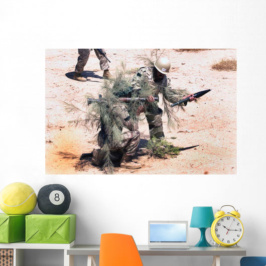 Iraqi Soldiers Learn Urban-war Wall Decal
