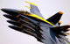 Four Blue Angels Fa-18c Wall Decal