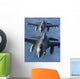 Two F-16 Fighting Falcons Wall Decal