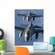 Two F-16 Fighting Falcons Wall Decal