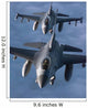 Two F-16 Fighting Falcons Wall Decal