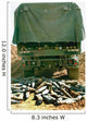 Ammunition Cache Unloaded Crater Wall Decal