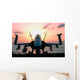 Sun Rises F A-18 Wall Decal