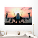 Sun Rises F A-18 Wall Decal