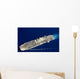 Sea with Uss Belleau Wall Decal