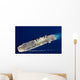 Sea with Uss Belleau Wall Decal