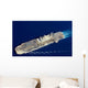Sea with Uss Belleau Wall Decal