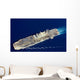Sea with Uss Belleau Wall Decal