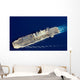 Sea with Uss Belleau Wall Decal