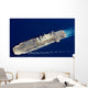 Sea with Uss Belleau Wall Decal