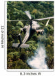 Apache Helicopter Firing Wall Decal