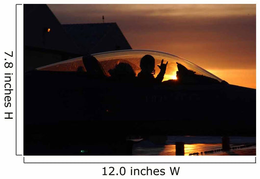 F-16 Fighting Falcon Fighter Wall Decal