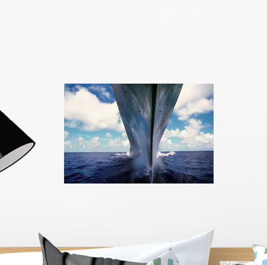 Water-level Bow Battleship Uss Wall Decal