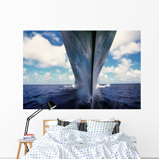 Water-level Bow Battleship Uss Wall Decal