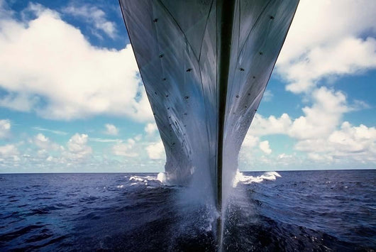 Water-level Bow Battleship Uss Wall Decal