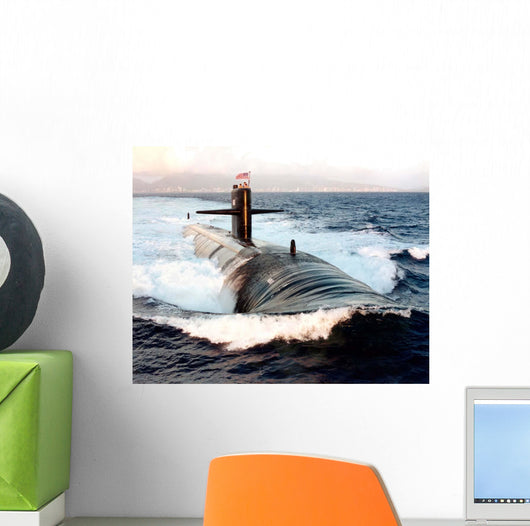 Starboard Bow Attack Submarine Wall Decal